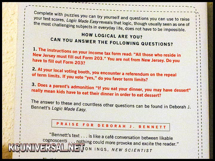Logic Made Easy (back)