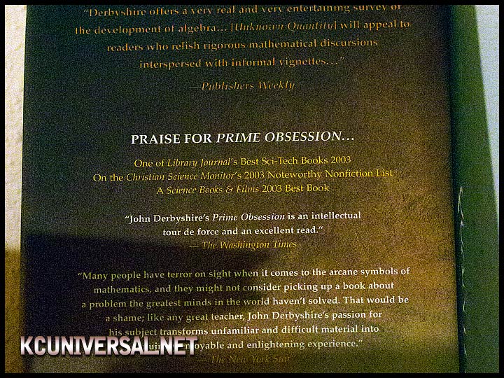 Unknown Quantity (back)