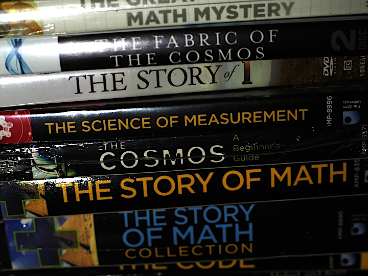 List of math and math-related DVD reviews!